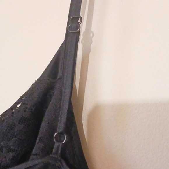 Victoria's Secret Silk Maxi Dress / Slip Black, Size L - Picture 4 of 11